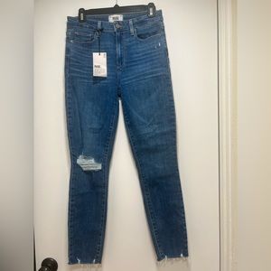 NWT Paige Hoxton Ankle High Rise Skinny Jean size 28